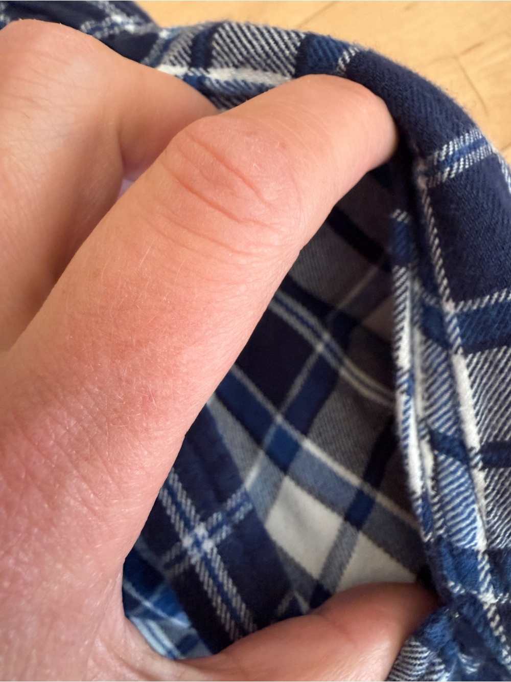 Lands End 100% Cotton Plaid Pajama Bottoms - Picture 3 of 4